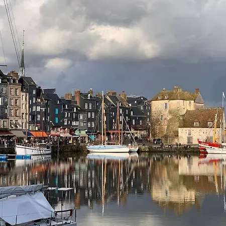 Lejlighed Au Trois Mats, A 1' D'honfleur, 3km Du Vieux Bassin La Rivière-Saint-Sauveur